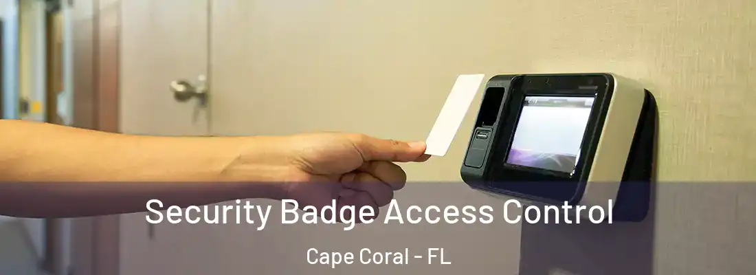 Security Badge Access Control Cape Coral - FL
